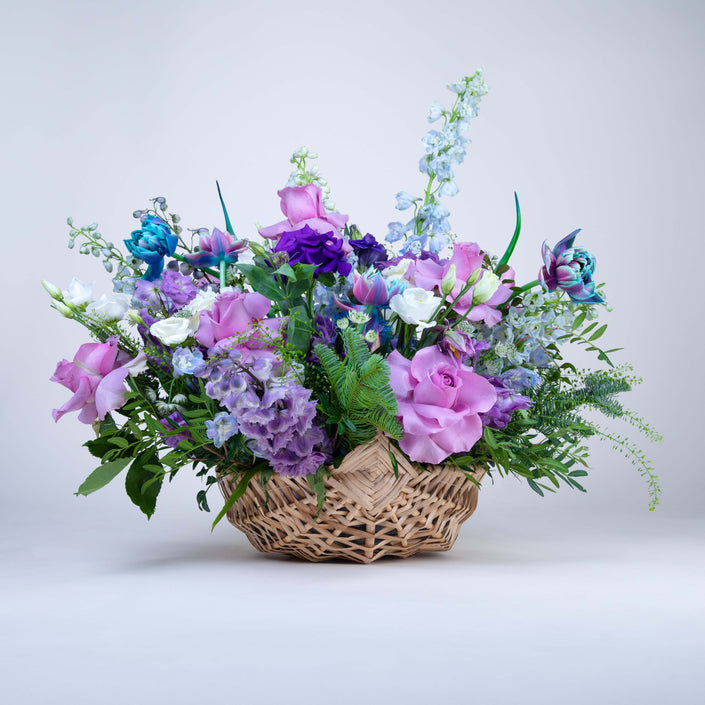 Purple breez Flower Baskets