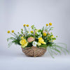 Yellow Spring Flower Baskets