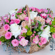 Fantasy Pink Flower Baskets